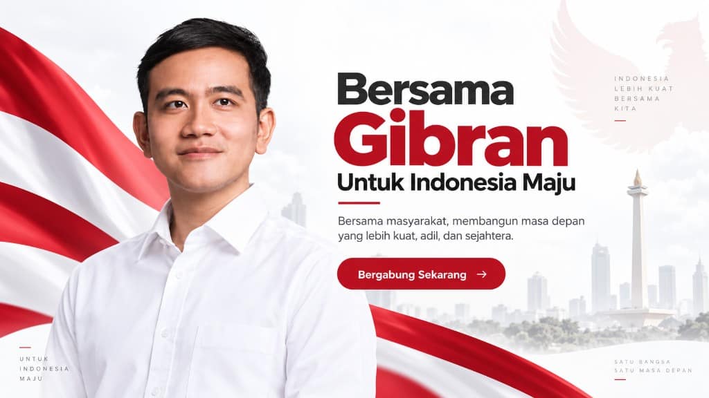 Bersama Gibran Untuk Indonesia Maju